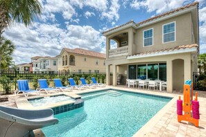 Pool - Dazzling Villa with Themed Bedrooms at Reunion (Kissimmee)