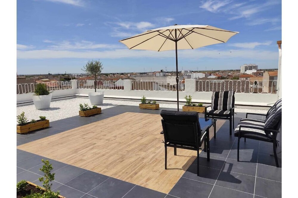 Aura is the attic with its spectacular terrace