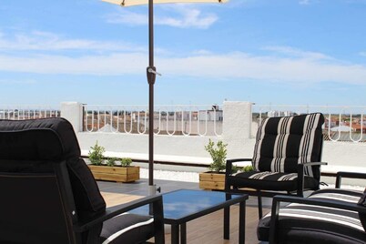 Aura is the attic with its spectacular terrace