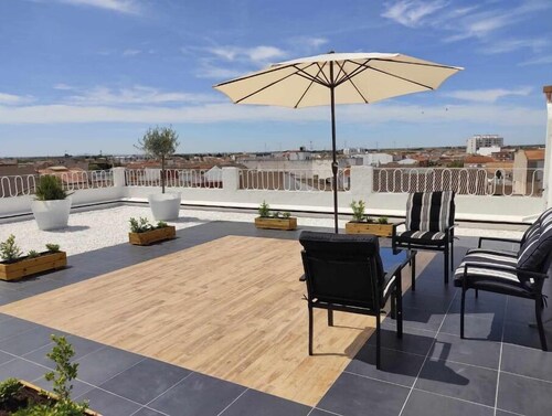 Aura is the attic with its spectacular terrace