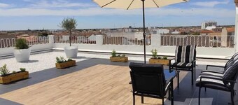 Aura is the attic with its spectacular terrace
