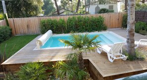 Outdoor pool, a heated pool - Belle Villa Art & Deco - Piscine Privée et Chauffée à 200 Mètres de la Plage (La Teste-de-Buch)