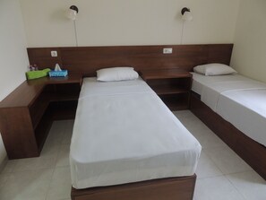 Kamar Twin Deluks | Wi-Fi gratis dan seprai linen