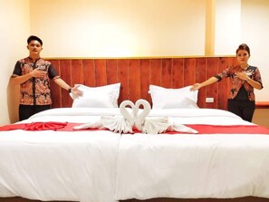 Phòng Deluxe | Truy cập Internet không dây miễn phí, bộ trải giường