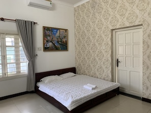 Villa, 1 chambre | 1 chambre, bureau, Wi-Fi gratuit, draps fournis