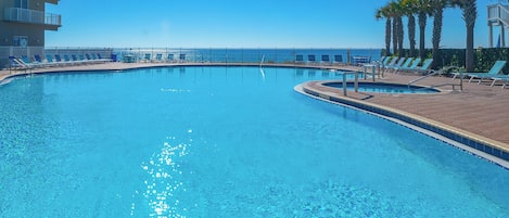 Indoor pool, a heated pool