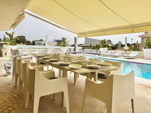 Outdoor dining - Soltroia Beach Court, Beach at 50 meters (Soltroia)