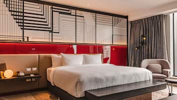 Ropa de cama hipoalergénica y minibar