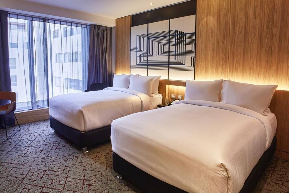 Superior Room, 2 Double Beds (Accessible) | Hypo-allergenic bedding available, minibar, in-room safe, desk