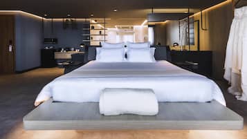 Minibar, sistema de insonorización, wifi gratis y ropa de cama