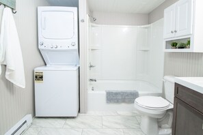 Bañera y toallas