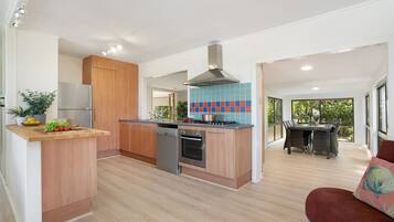 Microwave, dishwasher, coffee/tea maker