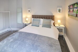 2 bedrooms, premium bedding, desk, iron/ironing board