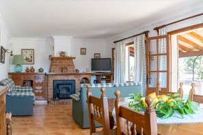 TV, fireplace, ping pong, stereo