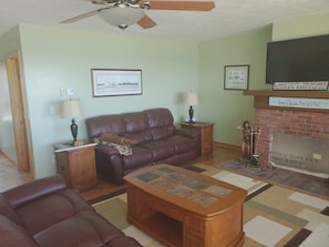 TV, DVD player, stereo