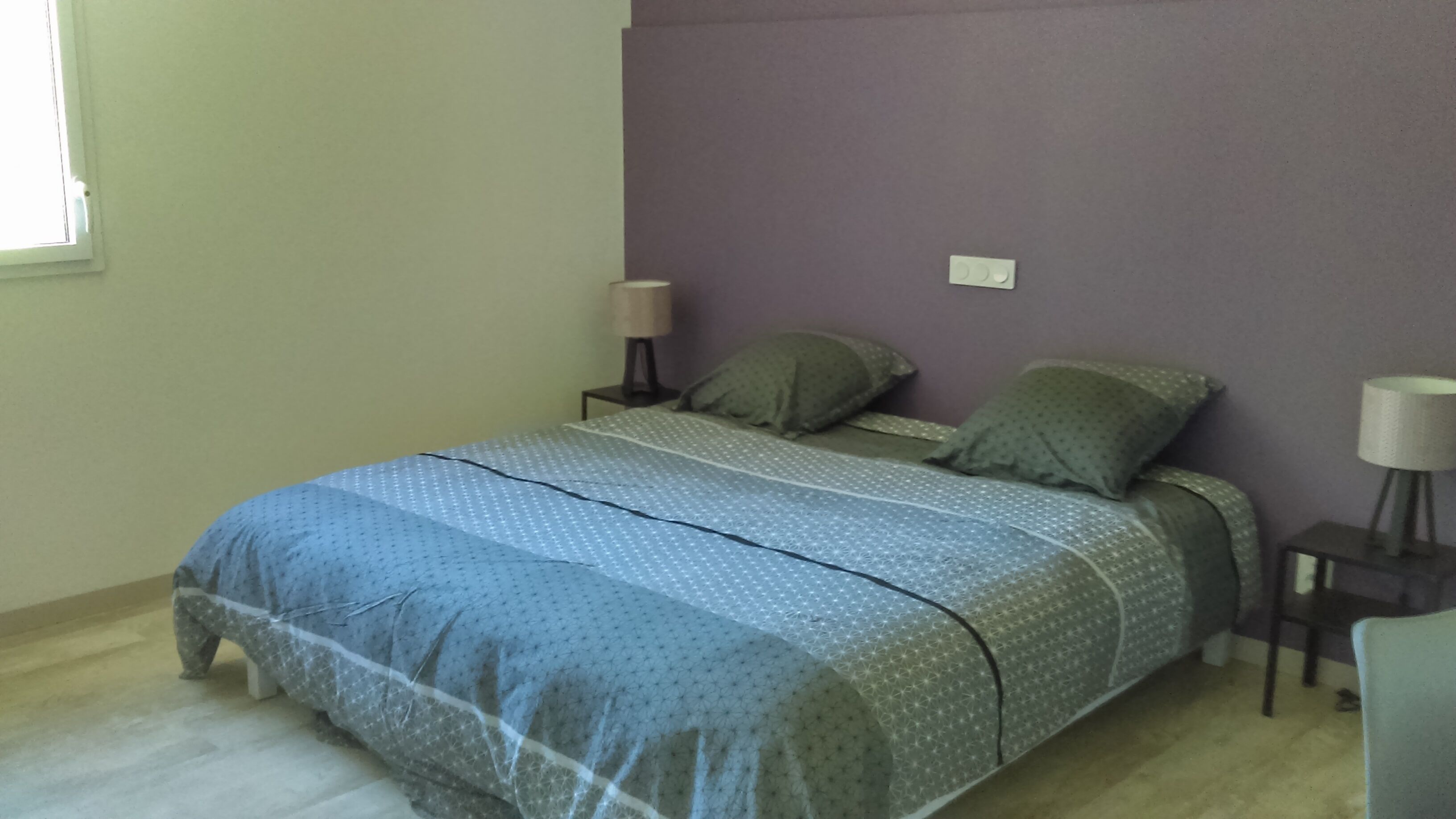 Ch lilas: lit double 180