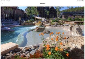 Indoor pool, outdoor pool