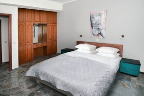 1 bedroom, iron/ironing board, WiFi, bed sheets - 04 | Sea View - One Bedroom Apartment (Palaiokastritsa)