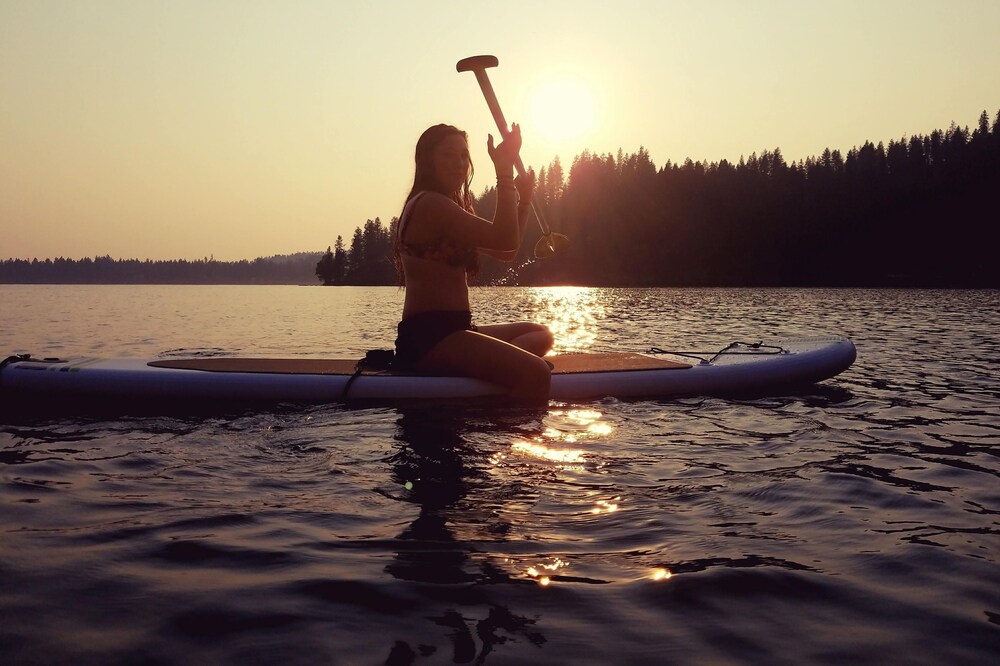 It's the sunsets and the view that count, right? Deer Lake