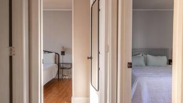 2 bedrooms, iron/ironing board