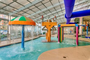 Indoor pool, a heated pool - · NEW! Stunning Condo, Sleeps 6. Waterpark, Pools and Lazy Rivers! (Myrtle Beach)