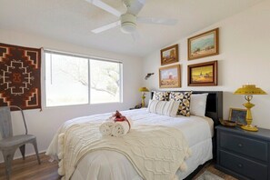 3 habitaciones y tabla de planchar con plancha 