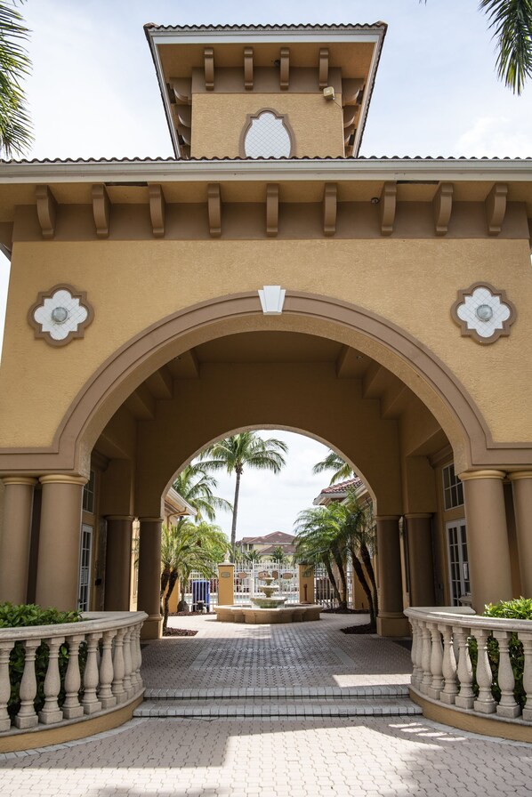 Enceinte de l’hébergement