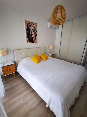 2 bedrooms, iron/ironing board, free WiFi, bed sheets