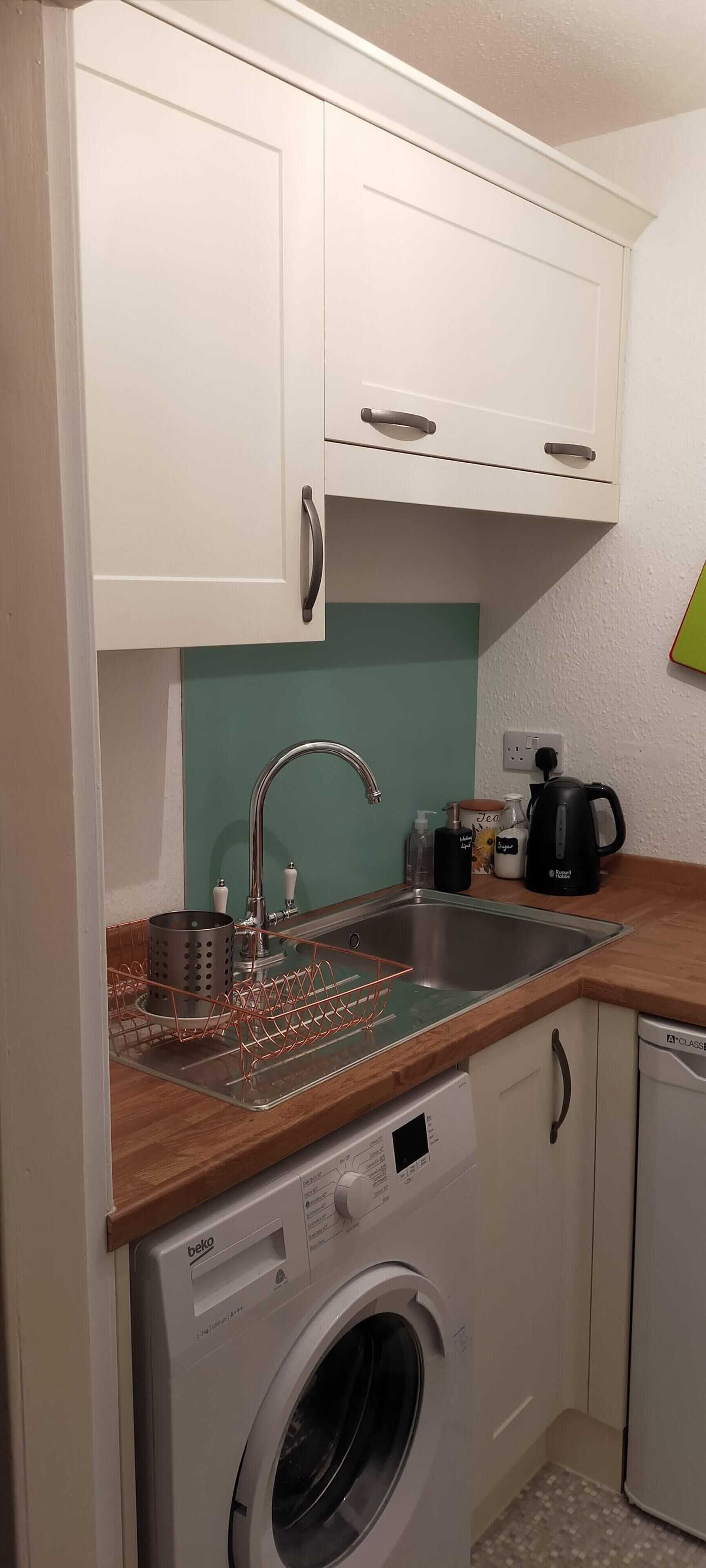 Lovely super king family studio-garden view