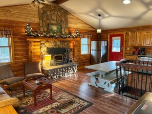 TV, ping pong, books