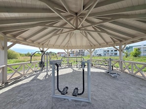 Fitness facility - Bright Studio with Terrace | Parking | 600 m to the Beach (Grzybowo)