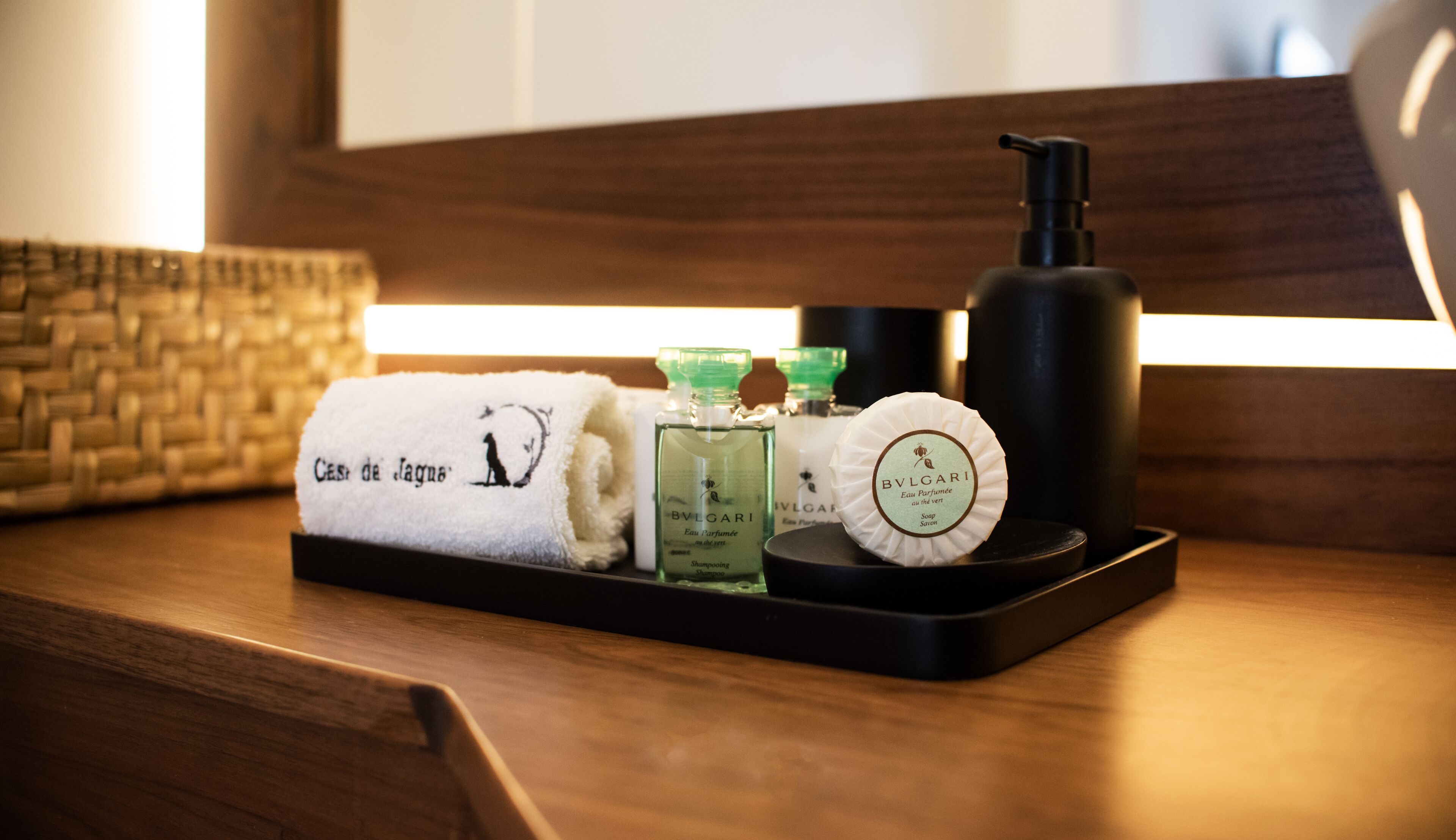 junior suite | bathroom | shower, rainfall showerhead, designer toiletries, hair dryer