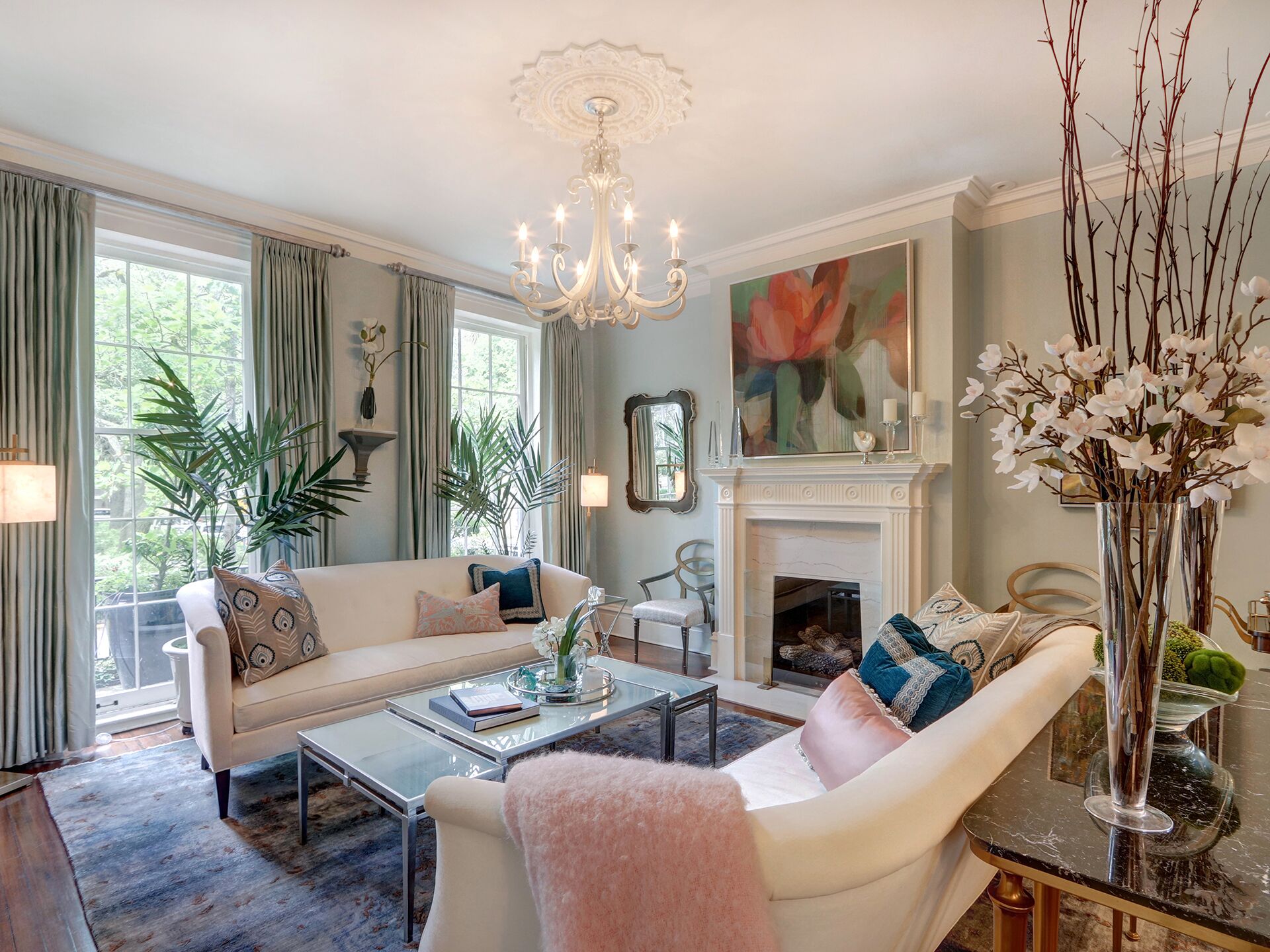 Gorgeous New Home on Monterey Square | By Southern Belle Savannah