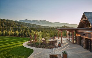 Área externa para banquete