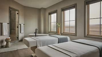 Behandlungsräume für Paare, Sauna, Körperbehandlungen, Aromatherapie