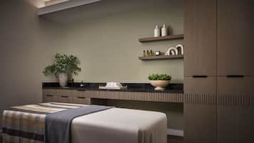 Body treatments, aromatherapy, deep-tissue massages, Swedish massages