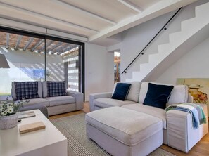 TV - Wonderful  villa for 7 guests with WIFI, A/C, TV, patio and panoramic view (Xàbia)