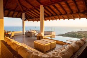 Penthouse, 3 Bedrooms, Private Pool, Ocean View | Terrace/patio - Villas del Vigia (Zihuatanejo)