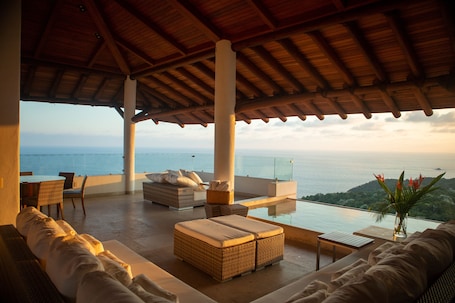 Penthouse, 3 Bedrooms, Private Pool, Ocean View | Terrace/patio