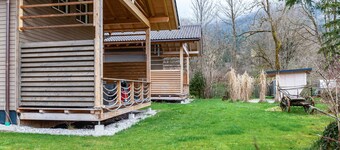 Chalet Rauschn with mountain view with whirlpool, shared sauna, terrace, balcony; pet friendly
