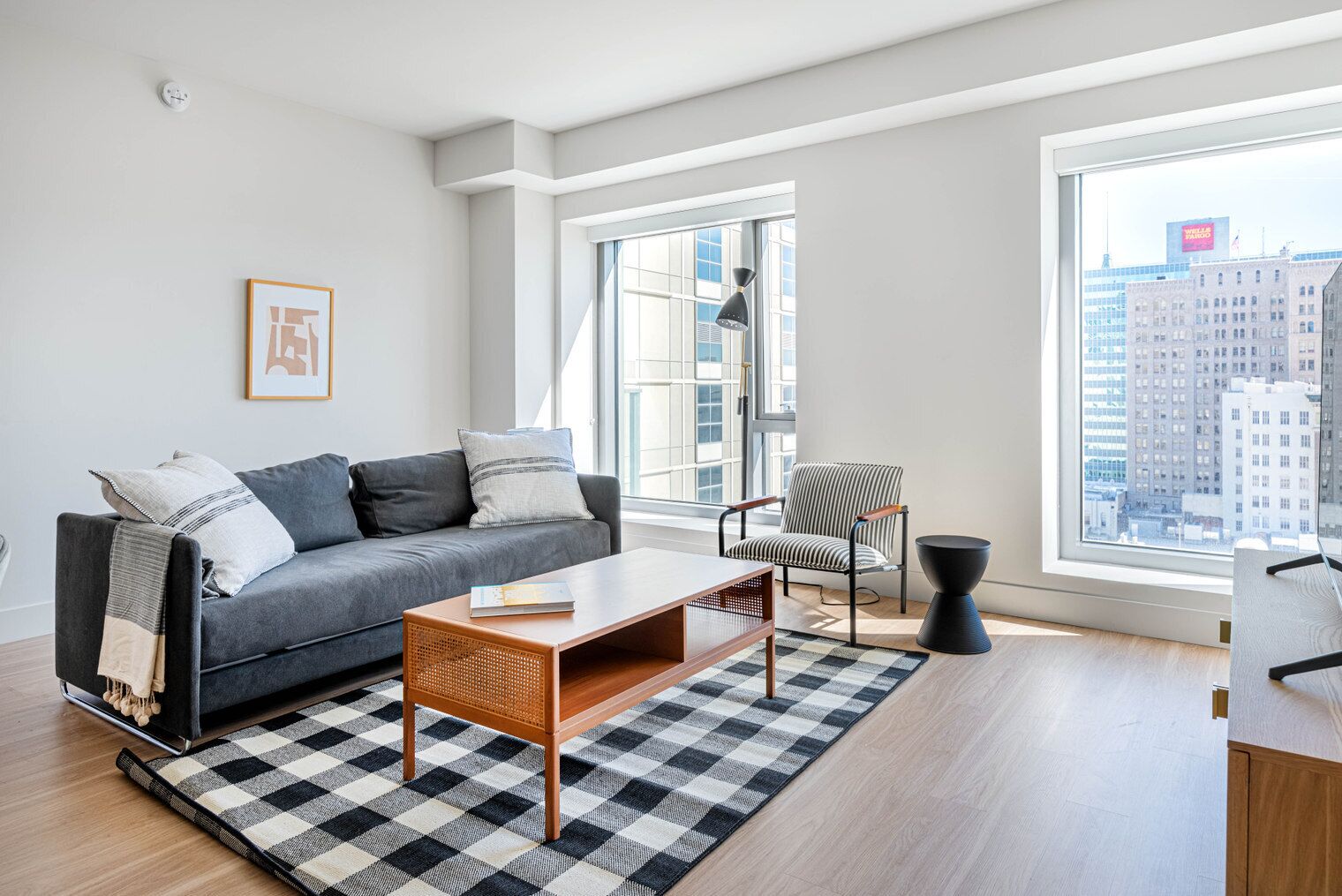 Epic Oakland 2BR w/ AC, W/D, Sky Deck, next to BART, by Blueground