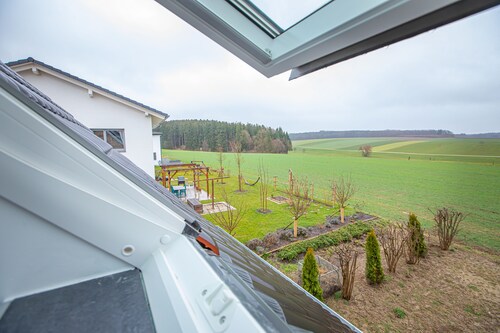 Apartment Haus Maria Waldblick Hühnernest 20 sqm with single kitchen, near Legoland