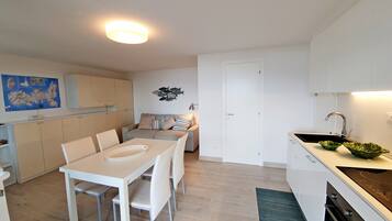 Fridge, stovetop, cookware/dishes/utensils