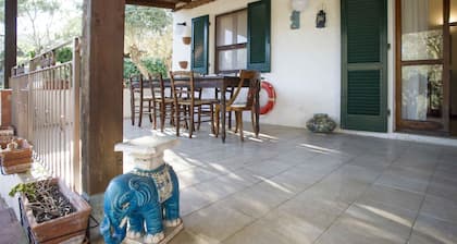 Villetta Tiziana sleeps 4 with fenced garden near Marina di Campo