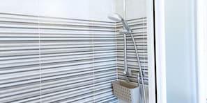 Shower, hair dryer