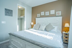 4 bedrooms, iron/ironing board, travel cot, free WiFi