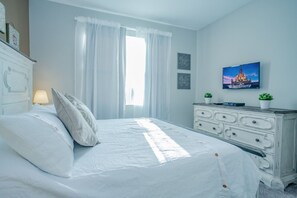 4 bedrooms, iron/ironing board, travel cot, free WiFi