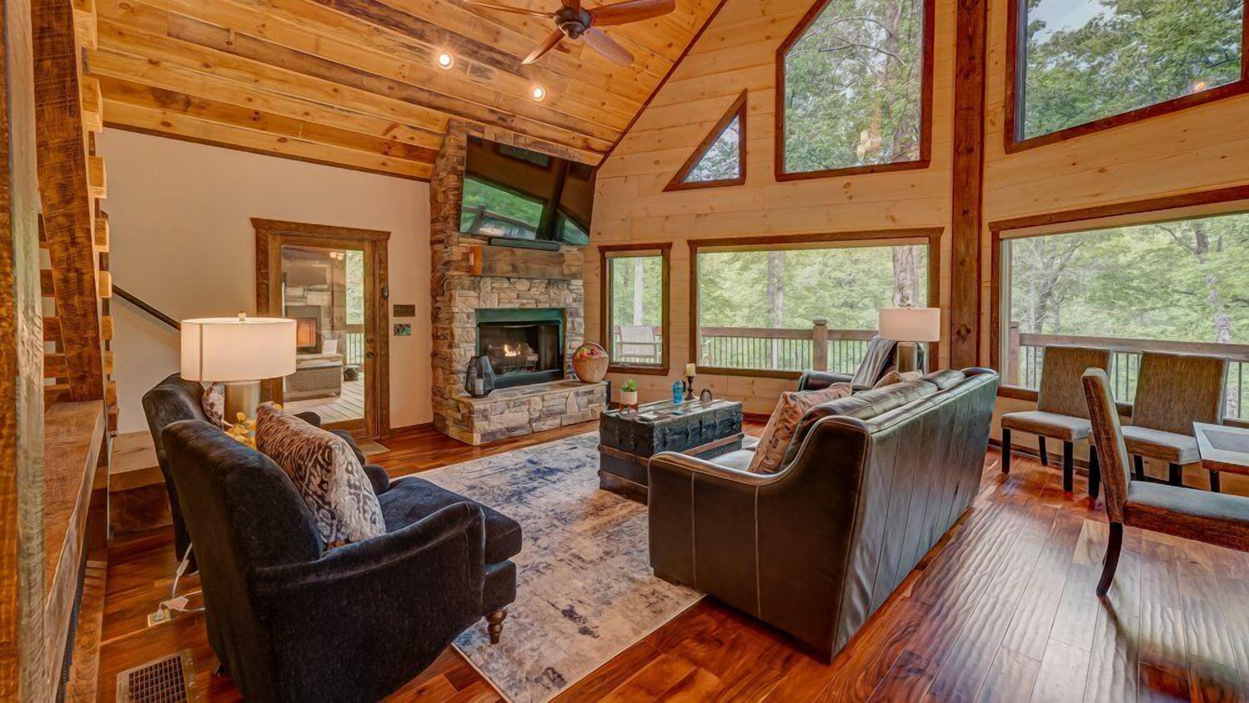 Blissful Blue Ridge - Pet Friendly | The Heights Exclusive Gated Community | Hot Tub | Pond front