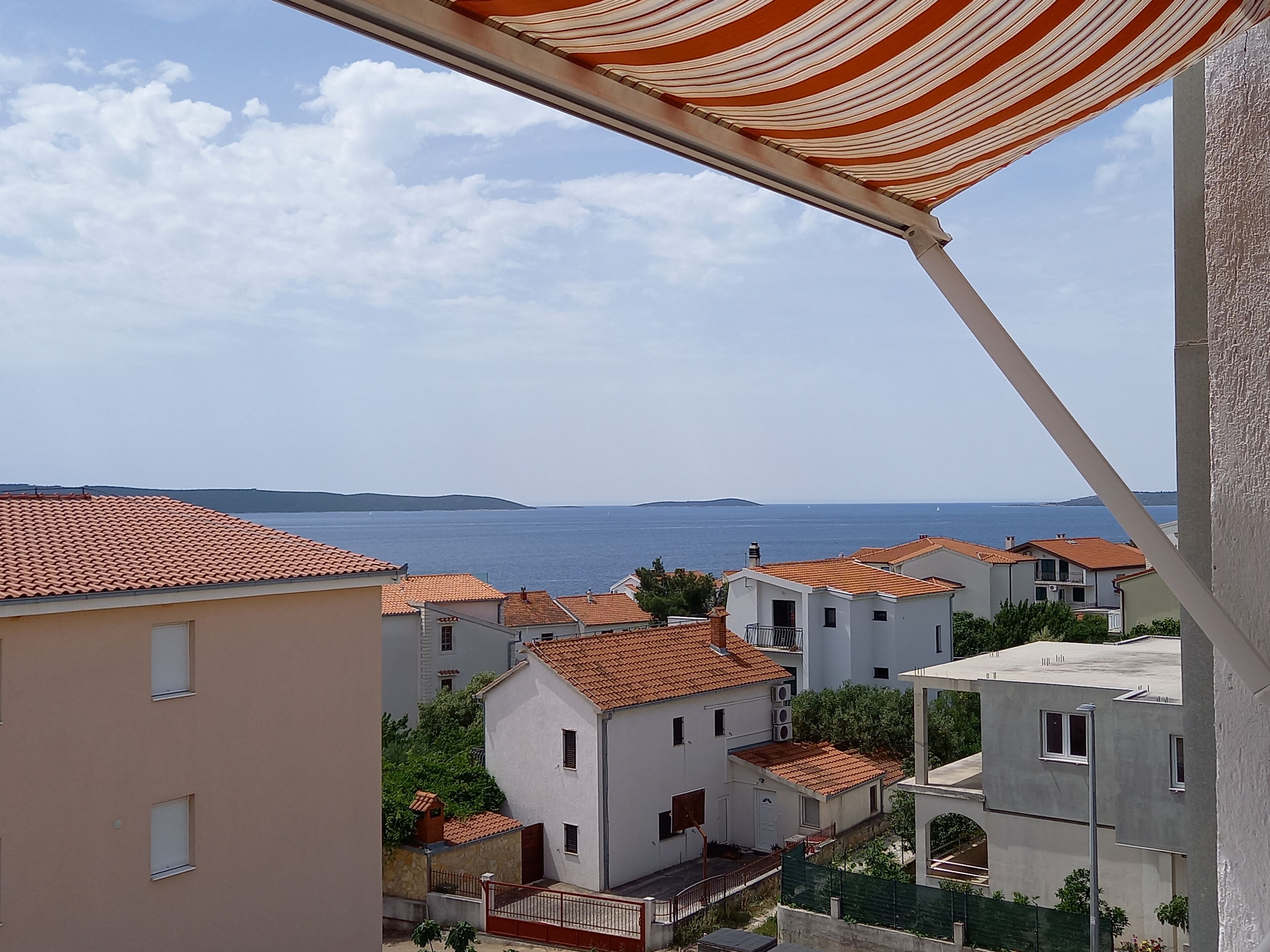 Blick von der Unterkunft