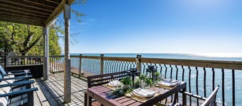 Lakefront w/ Hot Tub + Private Beach | Near Point Pelee